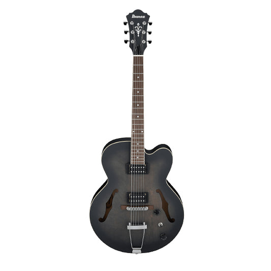 Ibanez AF55-TKF Semi Hollow Body Sapele Top Transparent Black Flat Electric Guitar (AF55)
