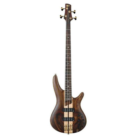 Ibanez SR1800-NTF Premium Mahogany Body with Flamed Maple Top 4 String Electric Bass Guitar Natural Flat (SR1800 NTF)