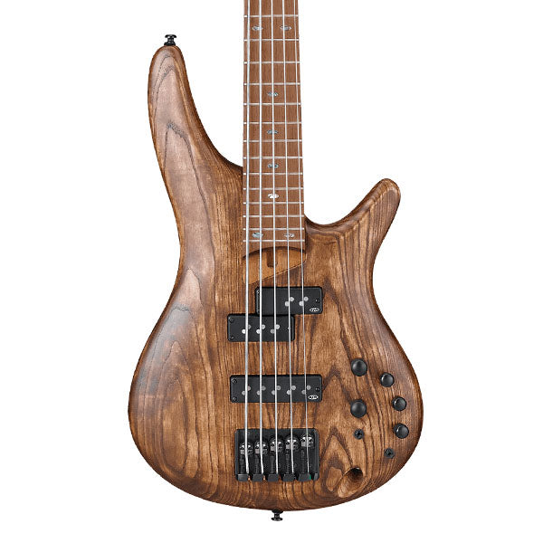 Ibanez SR655-ABS Standard Ash Body 4 String Electric Bass Guitar Antique Brown Stained (SR655 ABS)