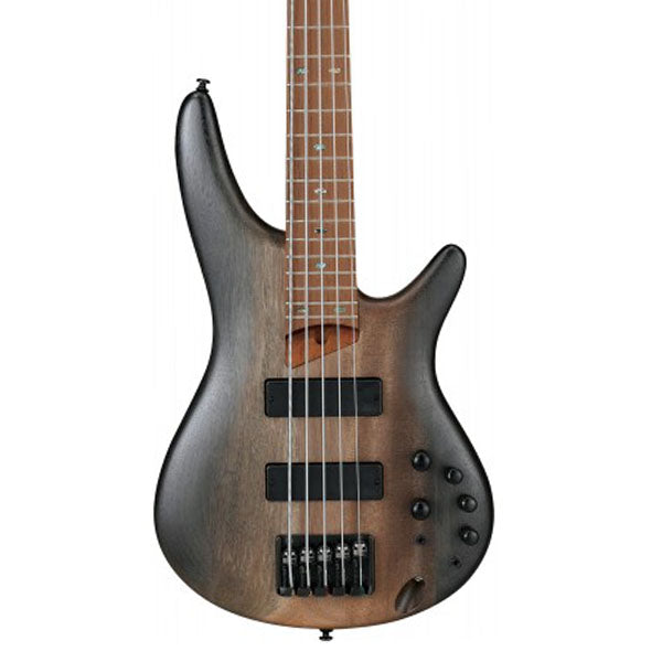 Ibanez SR505E-SBD Standard Okoume Body 5 String Electric Bass Guitar Surreal Black Dual Fade (SR505E SBD)