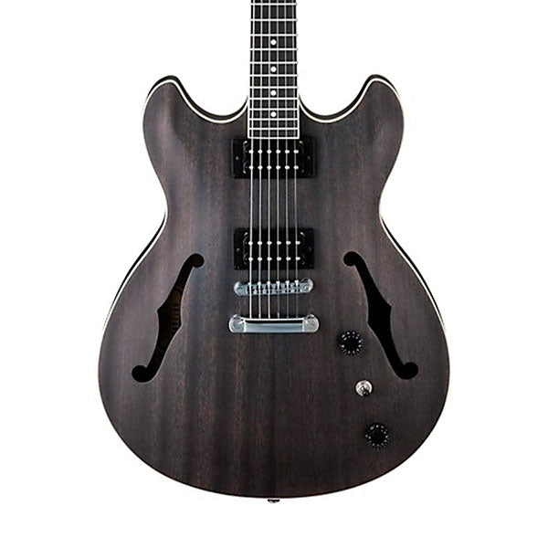 Ibanez AS53-TKF Artcore Hollow Body Sapele Top Transparent Black Flat Electric Guitar (AS53)