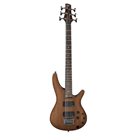 Ibanez SRC6-WNF 6 String Mahogany Body Electric Bass Guitar Workshop Walnut Flat (SRC6 WNF)