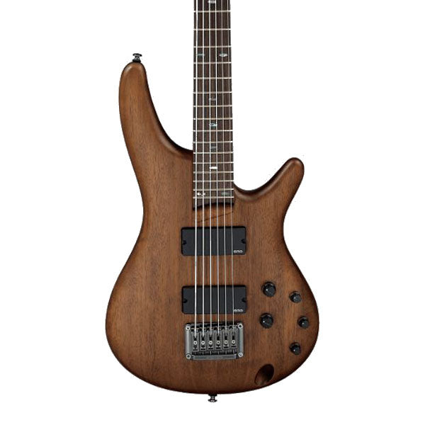 Ibanez SRC6-WNF 6 String Mahogany Body Electric Bass Guitar Workshop Walnut Flat (SRC6 WNF)