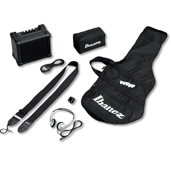 Ibanez IJRG200-RD Solid Body Jumpstart Pack Package Bundle Electric Guitar Red (IJRG200)