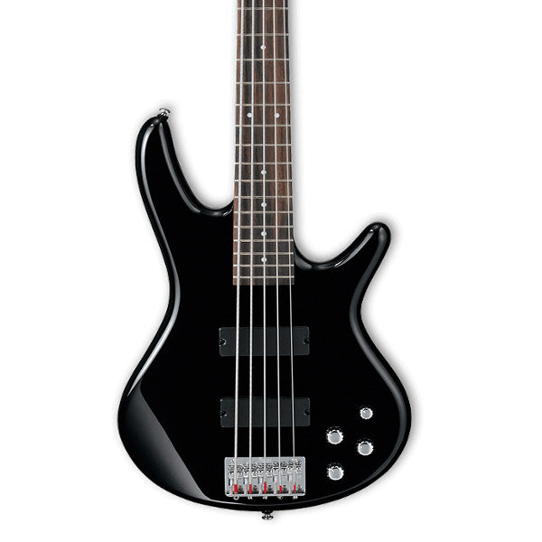 Ibanez Gio GSR205-BK 5 string Poplar Body GSR5 Maple Bass Guitar Black (GSR205)