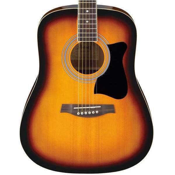 Ibanez V50NJP-VS Starter Jampack Bundle Package High Gloss Acoustic Guitar Vintage Sunburst (V50NJP)