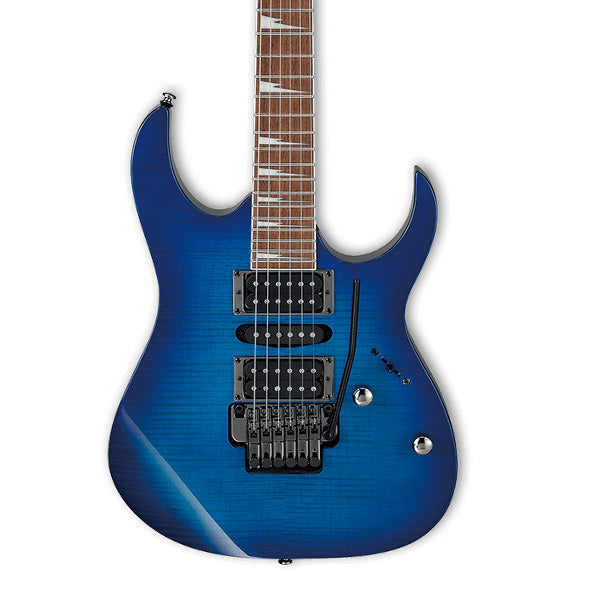Ibanez RG370FMZ-SPB Standard Solid Body Maple Top Electric Guitar Sapphire Blue (RG370FMZ)