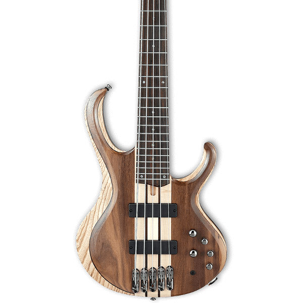 Ibanez BTB745-NTL 5 String Standard Walnut Top Natural Low Gloss Electric Bass Guitar (BTB745)