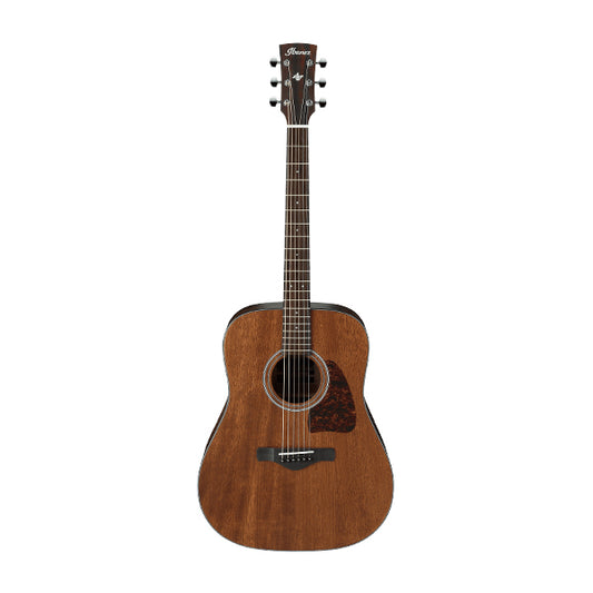Ibanez AW54-OPN Dreadnought Solid Okume Top Acoustic Guitar Open Pore Natural (AW54)