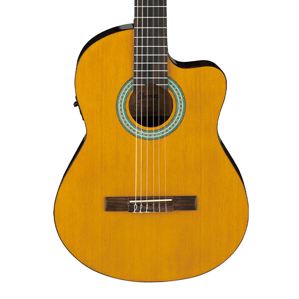 Ibanez GA3ECE-AM Classic Body Solid Top Classical Guitar Amber High Gloss (GA3ECE)