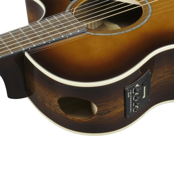 Ibanez AE160-VMS AE Shallower Body Acoustic Electric Guitar Vintage Mahogany Sunburst High Gloss (AE160)