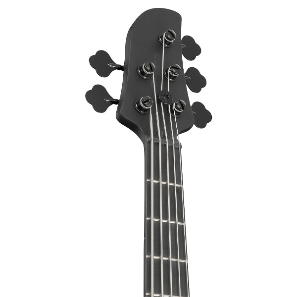 Ibanez TMB425B-BKF 5 String Okoume Body Electric Bass Guitar - Black Flat (TMB425B)