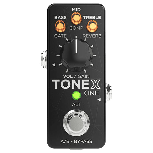 IK Multimedia TONEX ONE Stereo Amp Cab Effect Modeling Pedal for Guitar and Bass