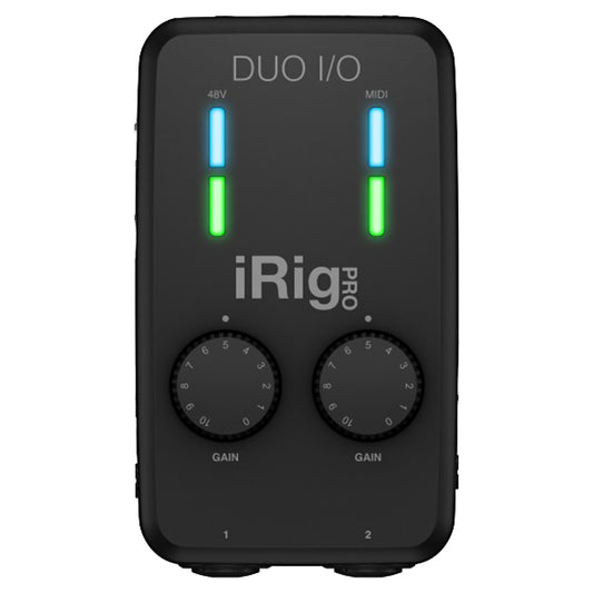 IK Multimedia iRig Pro Duo I/O 2 Channel Audio MIDI Interface for iOS, Android, Mac and PC