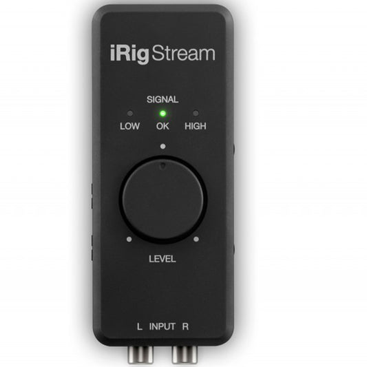 IK Multimedia iRig Stream USB Livestream Audio Interface for iOS, Android, Mac, and PC