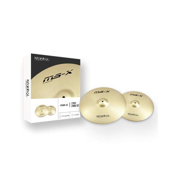 Istanbul Agop 14" and 18" MS-X 2 Piece Cymbal Set Pack (IMSXMS2)