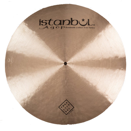 Istanbul Agop 18",19",20",22" Tradisional Flat Ride Cymbal (FR10 FR19 FR20 FR22)
