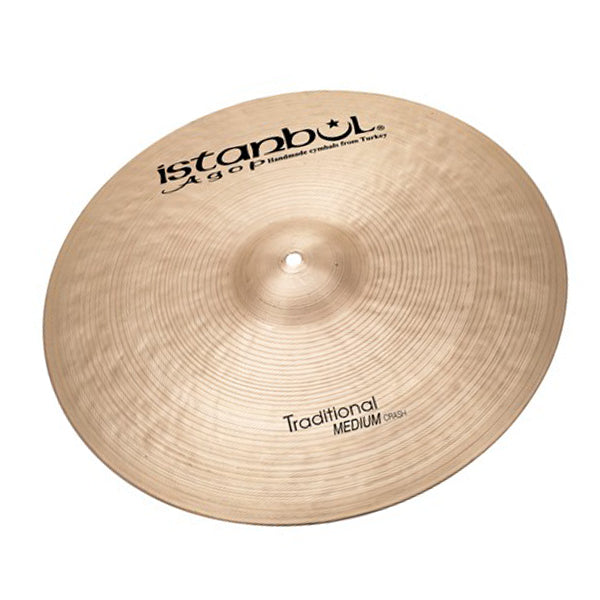 Istanbul Agop Cymbals 19" Traditional Medium Crash Cymbal - Made in Turkey (MC19 MC 19)