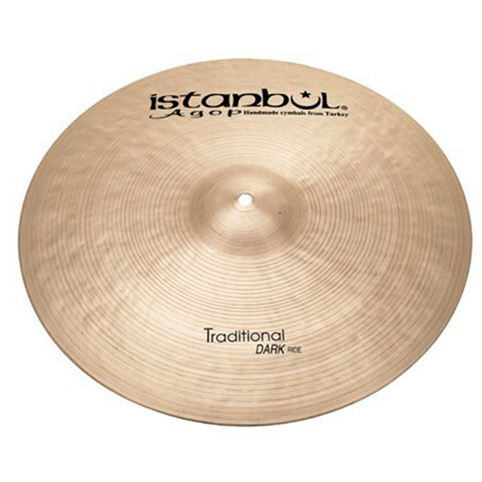 Istanbul Agop Cymbals 24" Traditional Dark Ride Cymbal - Made in Turkey (DR24 DR 24)