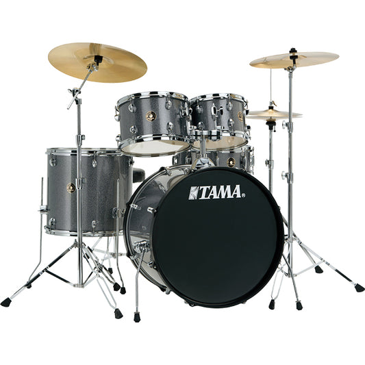 Tama Rhythm Mate 5 Piece Drum Set with Istanbul Agop MS-X Cymbal Set - 22 Inch Bass Drum