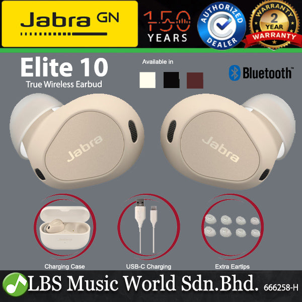 Jabra Elite 10 True Wireless Bluetooth Earbud with Active Noise Cancelling
