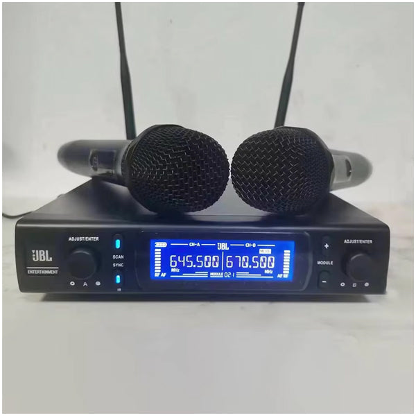 JBL VM300 UHF Wireless Dual Microphone System SR300 Receiver and HT300 Handheld