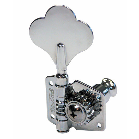 Wilkinson WJBL175CR Elephant Ear Bass Guitar Machine Head Chrome 3+1 (WJBL 175CR)