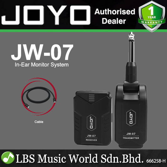 Joyo JW-07 Wireless In Ear Monitor System - IEM System (JW07 JW 07)