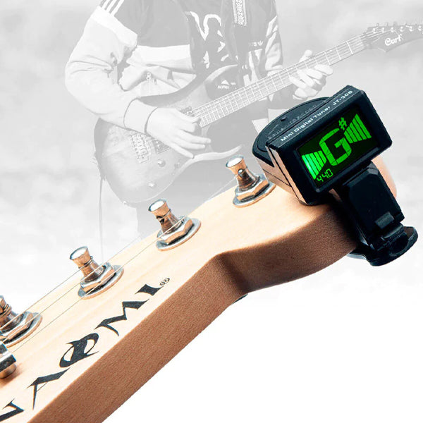 Joyo JT-306 Mini Digital Tuner Clip On for Electric Acoustic Bass Ukulele Violin (JT306 JT 306)