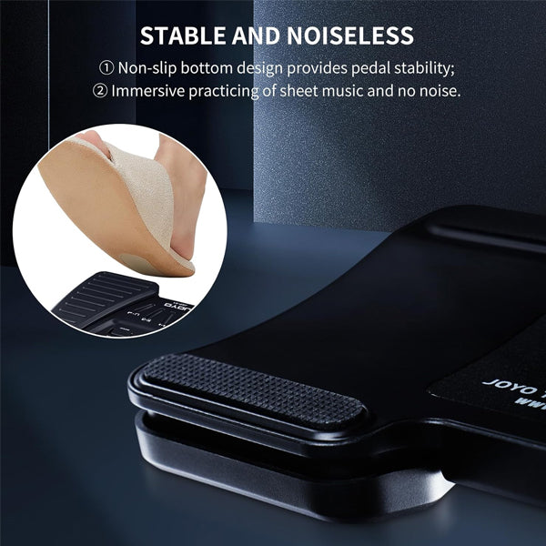 Joyo JSP-01 Wireless Rechargeable Page Turner Bluetooth Pedal with Anti Skid (JSP01 JSP 01)
