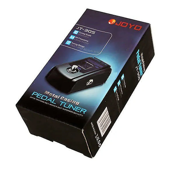 JOYO JT-305 Guitar Effect Pedal Floor Tuner Chromatic Very Dark Black (JT305 JT 305)