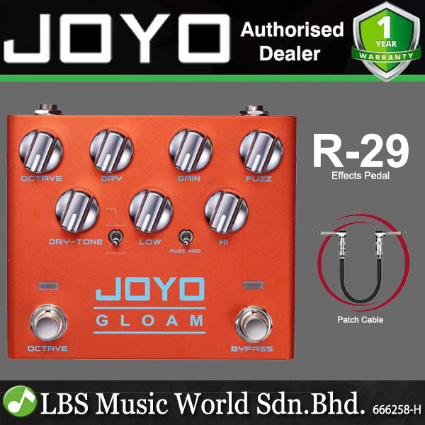 Joyo R-29 Gloam Sub Octave Sound Electric Guitar Effect Pedal (R29 R 29)