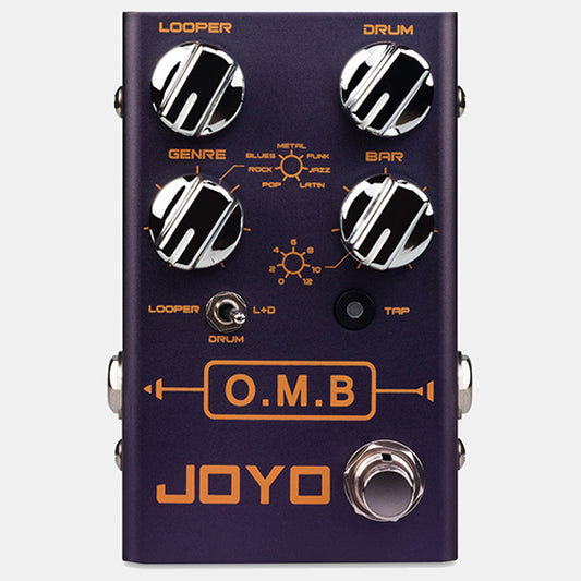 Joyo R-06 O.M.B Looper and Drum Machine Guitar Effect Pedal (R-6 R 06)