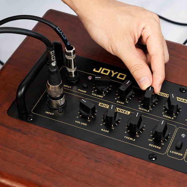 Joyo BSK-80 80 Watt Battery Powered 2 Channel Amp Bluetooth Acoustic Guitar Amplifier (BSK80)