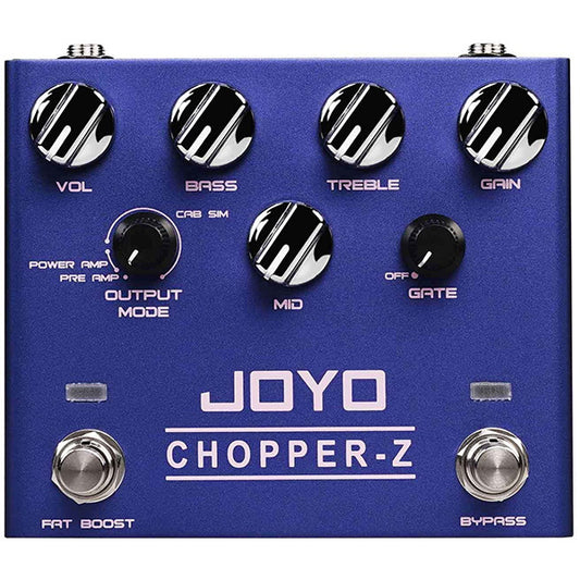 Joyo R-18 Chopper-Z High Gain Amp Simulation Pedal with the EQ for Electric Guitar Effect (R18 Chopper Z)