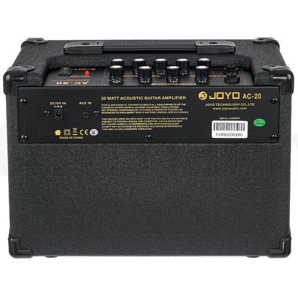 Joyo AC-20 20W Acoustic Guitar Amp Portable Speaker Amplifier with DSP Effect (AC20 AC 20)