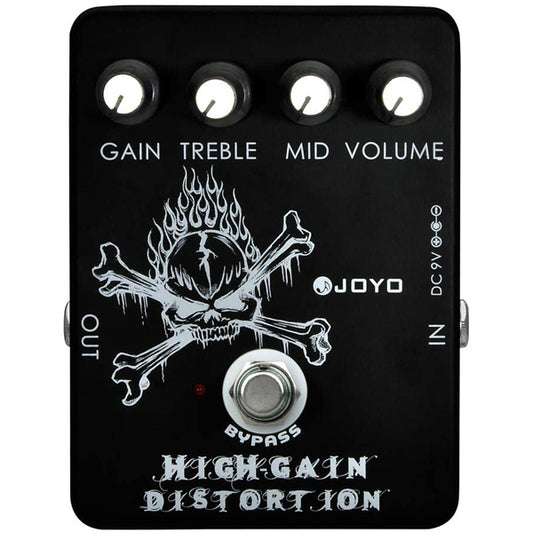 Joyo JF-04 High Gain Distortion Pedal Crunch to Heavy Metal with EQ and Tone Control for Electric Guitar Effect (JF04 JF 04)