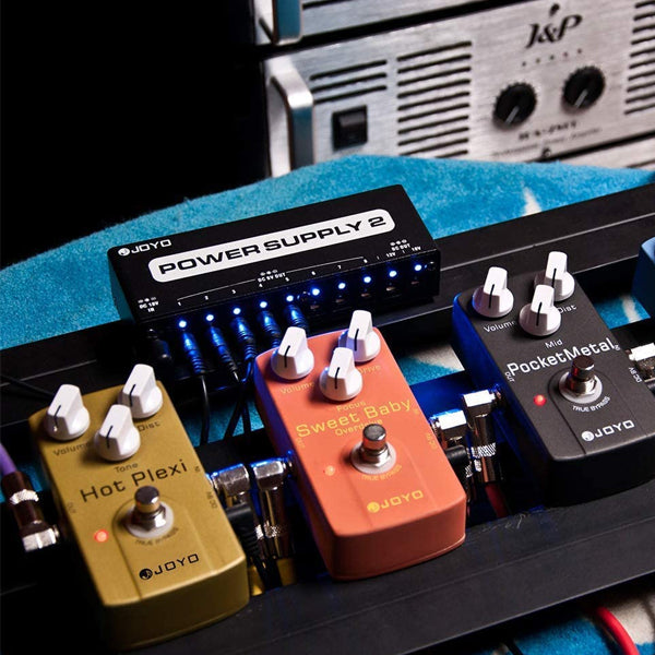Joyo JP-02 10 Channel Output Guitar Effect Pedal Power Supply 2 With Adapter (JP02 JP 02)