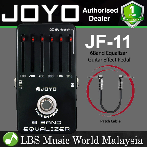 joyo eq pedal Joyo JF-11 6 Band EQ Electric Guitar Effect Pedal Equalizer (JF11 JF 11)
