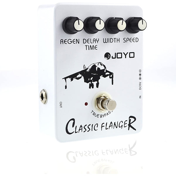 Joyo JF-07 Classic Metallic Flanger Sounds and Rapid Tremulous Vibrato Electric Guitar Effect Pedal (JF07 JF 07)