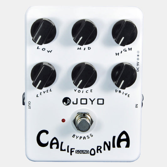 Joyo JF-15 California Sound Guitar Effect Pedal Amp Overdrive to Distortion Simulator (JF15 JF 15)