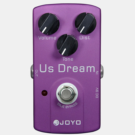 Joyo JF-34 US Dream High Gain Distortion Pedal Simulates Driven Tube Amplifier for Electric Guitar Effect (JF34 JF 34 )