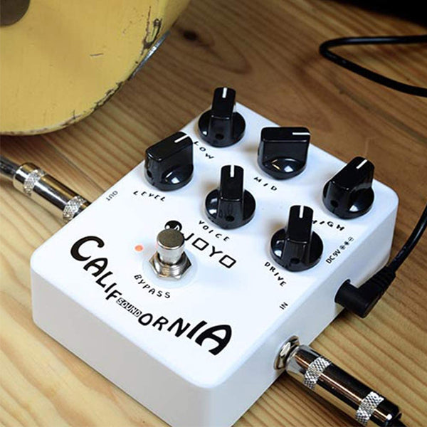 Joyo JF-15 California Sound Guitar Effect Pedal Amp Overdrive to Distortion Simulator (JF15 JF 15)