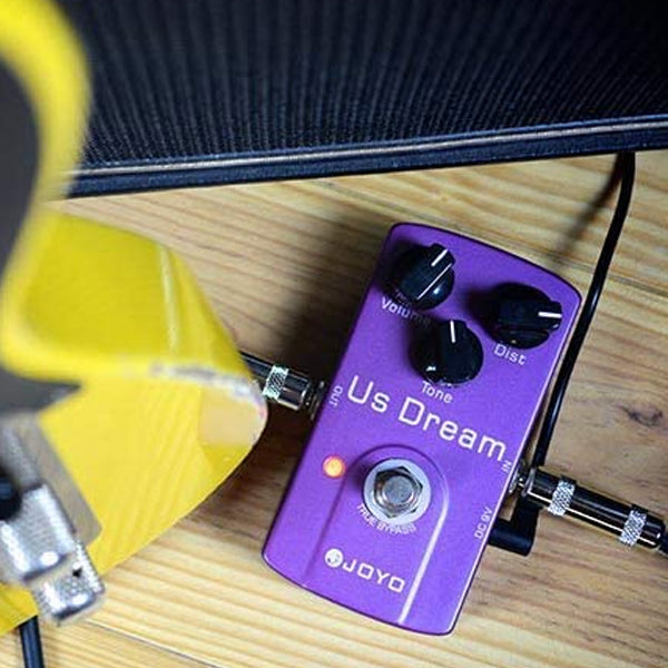 Joyo JF-34 US Dream High Gain Distortion Pedal Simulates Driven Tube Amplifier for Electric Guitar Effect (JF34 JF 34 )