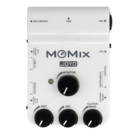 Joyo MOMIX Portable Audio Interface and Mixer Live Sound Card for Smartphones