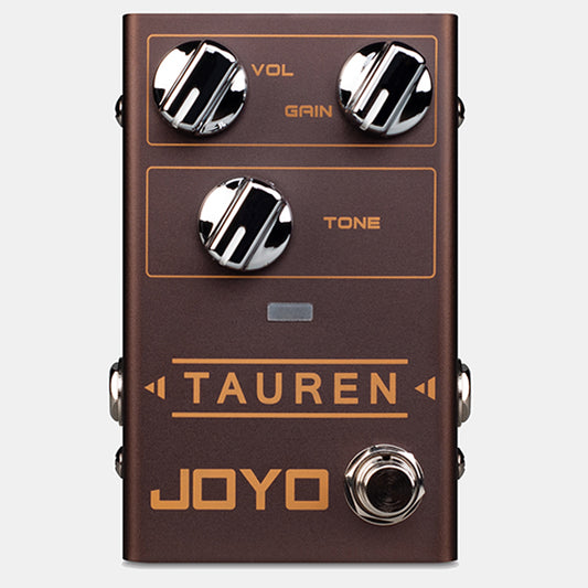 Joyo R-01 TAUREN High Gain Overdrive Pedal Clean Boost to Distortion for Electric Guitar Effect (R01 R 01)