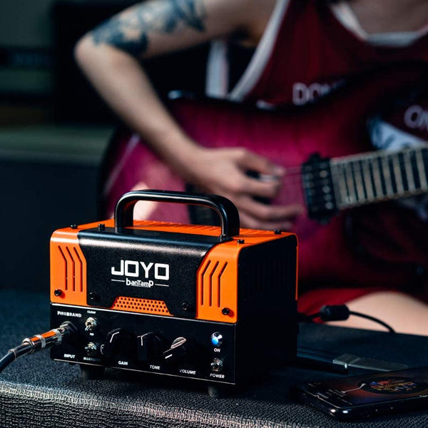 Joyo Firebrand 20 Watt Amplifier Head BanTamp Series Guitar Speaker Amp Hybrid Tube with Bluetooth