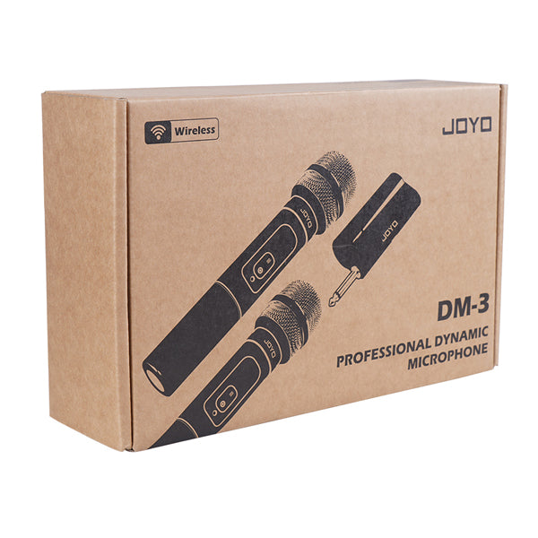 JOYO DM-3 Wireless Unidirectional Mic Dynamic Microphone with Built in Sponge (DM3)