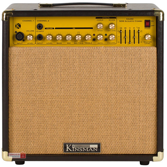 Kinsman KAA50 50 W Acoustic Guitar Amplifier Guitar Amp with Chorus Reverb
