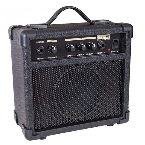 Kinsman BB10BS Blaster 10W Bass Guitar Amplifier Practice Amp